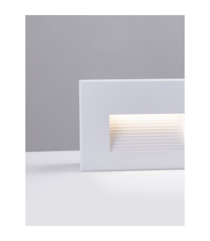 Polka Outdoor Recessed Wall Lamp Sandy White LED 4W 58lm IP65 3000K-5