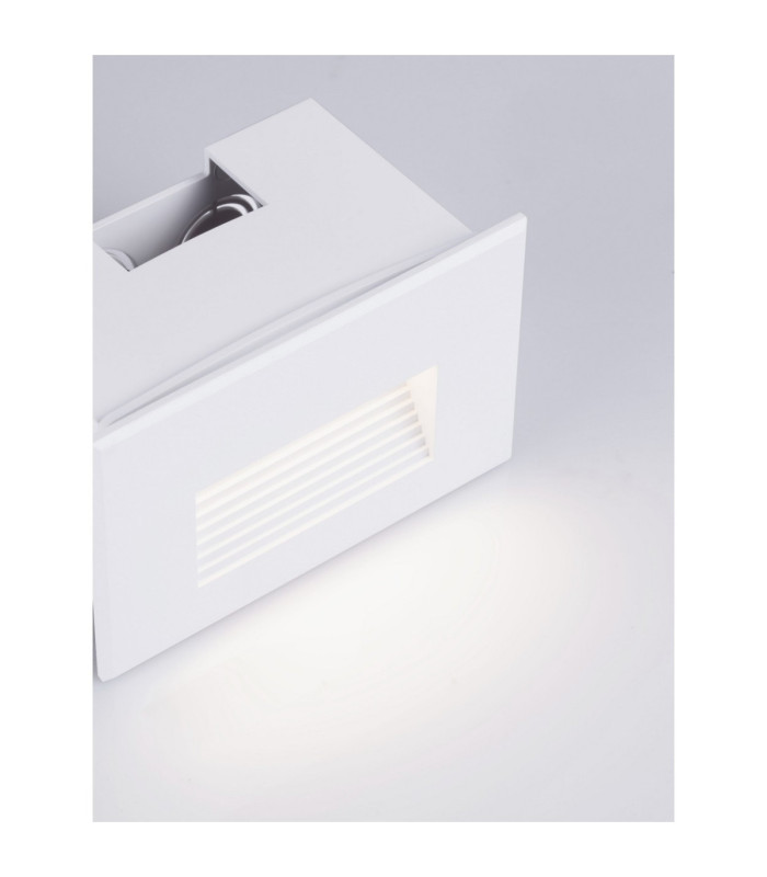 Polka Outdoor Recessed Wall Lamp Sandy White LED 4W 58lm IP65 3000K-6
