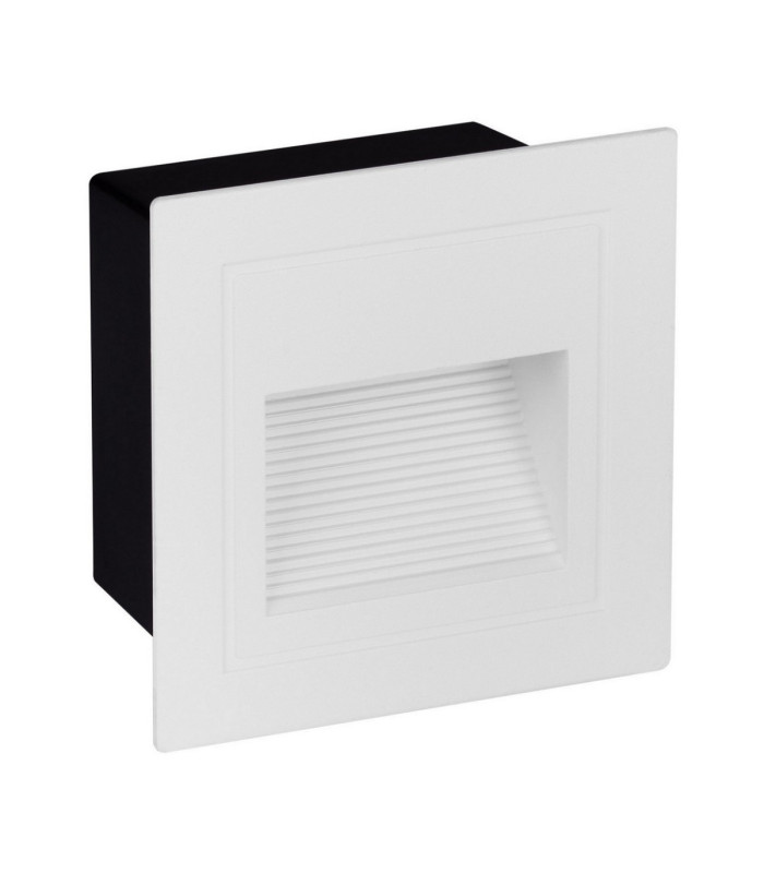 Mono Outdoor Recessed Wall Lamp Sandy White LED 3W 70lm IP65 3000K-1