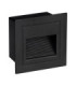 Mono Outdoor Recessed Wall Lamp Sandy Black LED 3W 70lm IP65 3000K-1