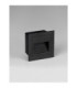 Mono Outdoor Recessed Wall Lamp Sandy Black LED 3W 70lm IP65 3000K-3