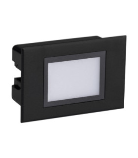 Rudy Outdoor Recessed Wall Lamp Sandy Black LED 3W 203lm IP65 3000K-1
