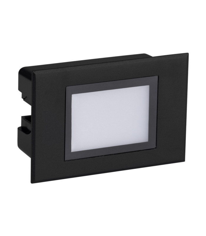 Rudy Outdoor Recessed Wall Lamp Sandy Black LED 3W 203lm IP65 3000K-1