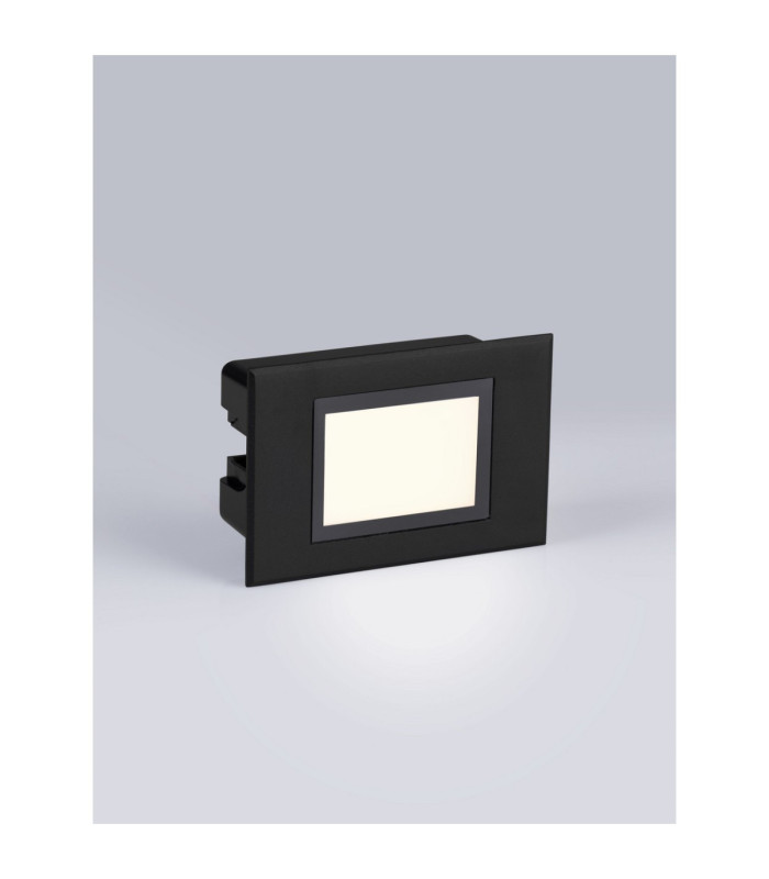 Rudy Outdoor Recessed Wall Lamp Sandy Black LED 3W 203lm IP65 3000K-4