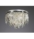 Flush Ceiling Round 6 Light Polished Chrome, Crystal - 2