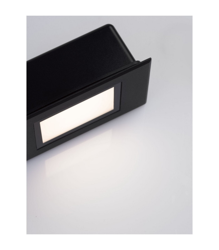 Rudy Outdoor Recessed Wall Lamp Sandy Black LED 3W 203lm IP65 3000K-5