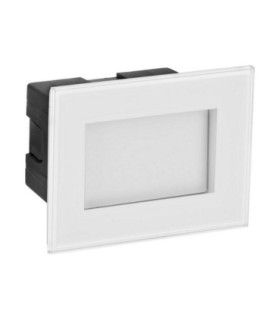 Olin Outdoor Recessed Wall Lamp Sandy White LED 3W 186lm IP65 3000K-1
