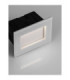 Olin Outdoor Recessed Wall Lamp Sandy White LED 3W 186lm IP65 3000K-6