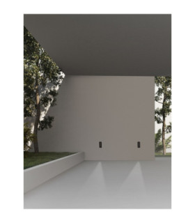 Aizen Rectangle Outdoor Recessed Wall Lamp Dark Anthracite LED 3W 170lm IP65 3000K-2