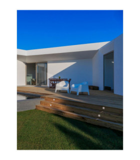 Aizen Outdoor Recessed Wall Lamp Sandy White LED 3W 170lm IP65 3000K-2
