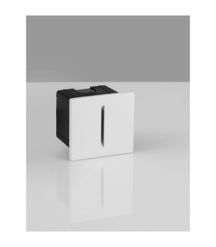Aizen Outdoor Recessed Wall Lamp Sandy White LED 3W 170lm IP65 3000K-3