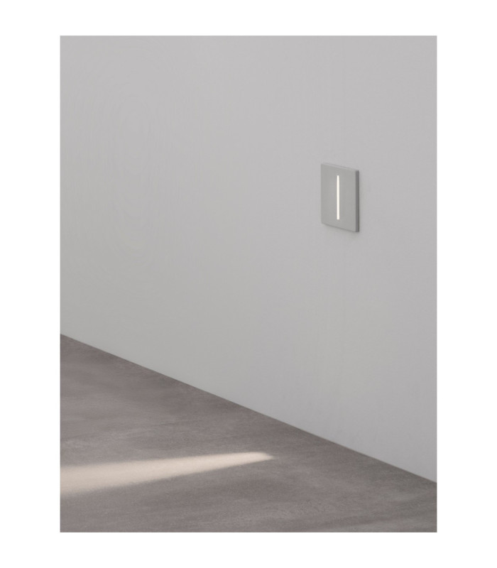 Aizen Outdoor Recessed Wall Lamp Sandy White LED 3W 170lm IP65 3000K-5