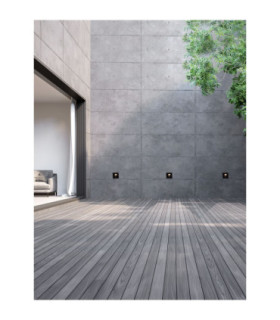 Cael Outdoor Recessed Wall Lamp Dark Anthracite LED 3W 77lm IP65 2700K-2