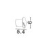 Eris Outdoor Recessed Wall Lamp Sandy Black LED 1W 24lm IP67 3000K-4