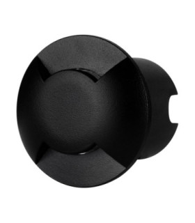 Eris Outdoor Recessed Wall Lamp Sandy Black LED 1W 26lm IP67 3000K-1