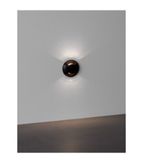 Eris Outdoor Recessed Wall Lamp Sandy Black LED 1W 26lm IP67 3000K-2
