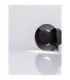 Eris Outdoor Recessed Wall Lamp Sandy Black LED 1W 26lm IP67 3000K-3