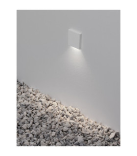 Iko Outdoor Recessed Wall Lamp Sandy White LED 1W 40lm IP67 3000K-2