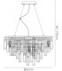 Ceiling Pendant Round 6 Light Polished Chrome, Crystal - 3