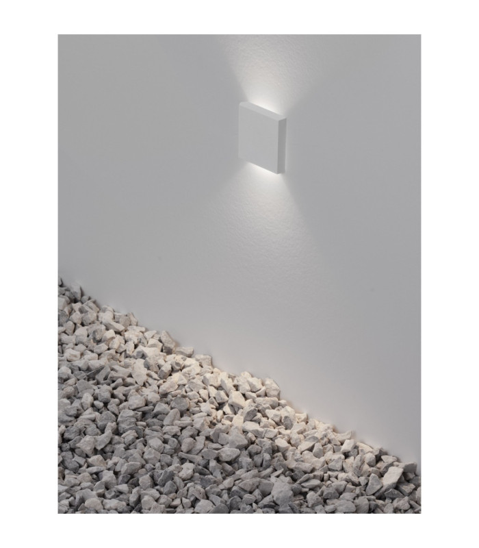 Iko Outdoor Recessed Wall Lamp Sandy White LED 1W 45lm IP67 3000K-2
