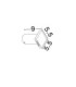Iko Outdoor Recessed Wall Lamp Sandy White LED 1W 45lm IP67 3000K-5