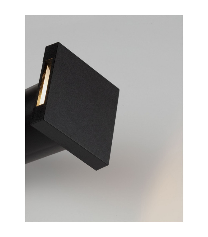 Iko Outdoor Recessed Wall Lamp Sandy Black LED 1W 45lm IP67 3000K-4