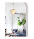 Feather 10 Light Pendant Lamp Polished Brass Frosted Glass 1x E14-2