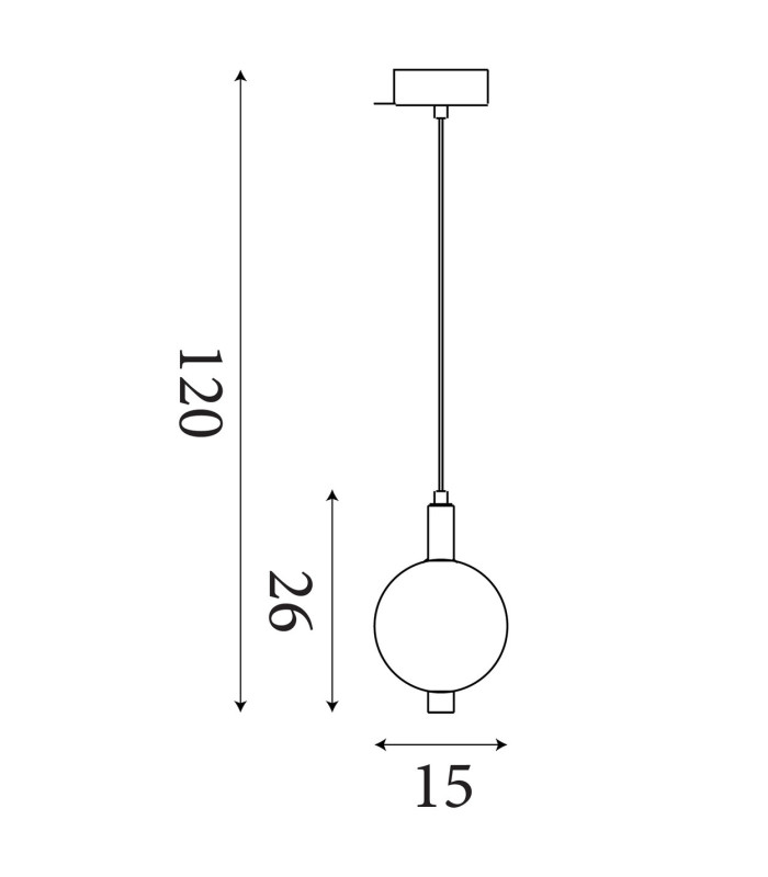 Luminique LED Pendant Lamp Satin Brass Glass-6
