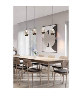 Seeds 4 Light Bar Pendant Lamp Champagne Glass-2
