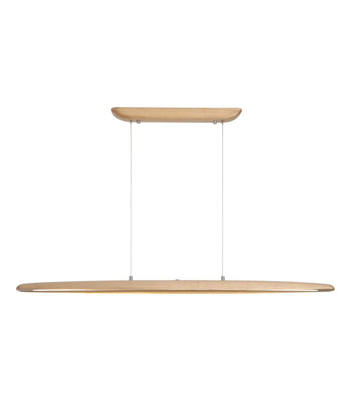 Kenzie LED Bar Pendant Lamp Wood-1