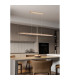 Kenzie LED Bar Pendant Lamp Wood-2