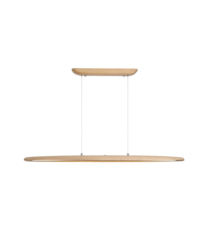 Kenzie LED Bar Pendant Lamp Wood-3