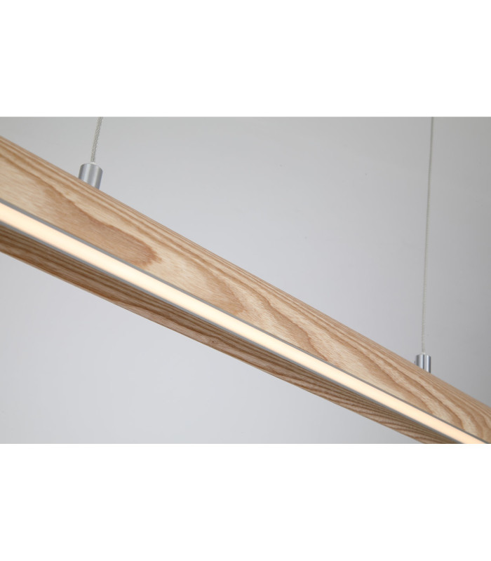 Kenzie LED Bar Pendant Lamp Wood-5