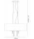 Ceiling Pendant with Black Shade 4 Light Polished Chrome, Crystal - 3