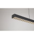 Linear LED Bar Pendant Lamp Black-5