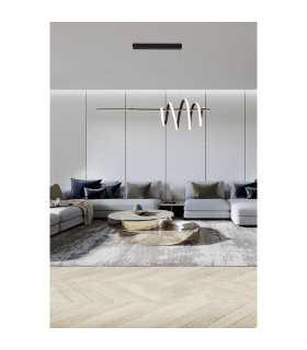 Sword LED Pendant Lamp Black-2