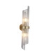Lara Wall Light Gold & Clear Glass Rods 6x E14-1