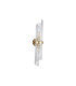 Lara Wall Light Gold & Clear Glass Rods 6x E14-4