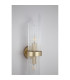 Lara Wall Light Gold & Clear Glass Rods 6x E14-5