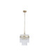 Lara Pendant Lamp Gold Clear Glass Rods 3x E14-4