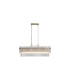 Lara 8 Light Oval Pendant Lamp Gold & Clear Glass Rods 5x E27-3