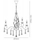 Chandelier 15 Light Polished Chrome, Crystal - 3