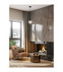Radiance Dome Pendant Lamp Black & Smoked Glass 3x E27-2