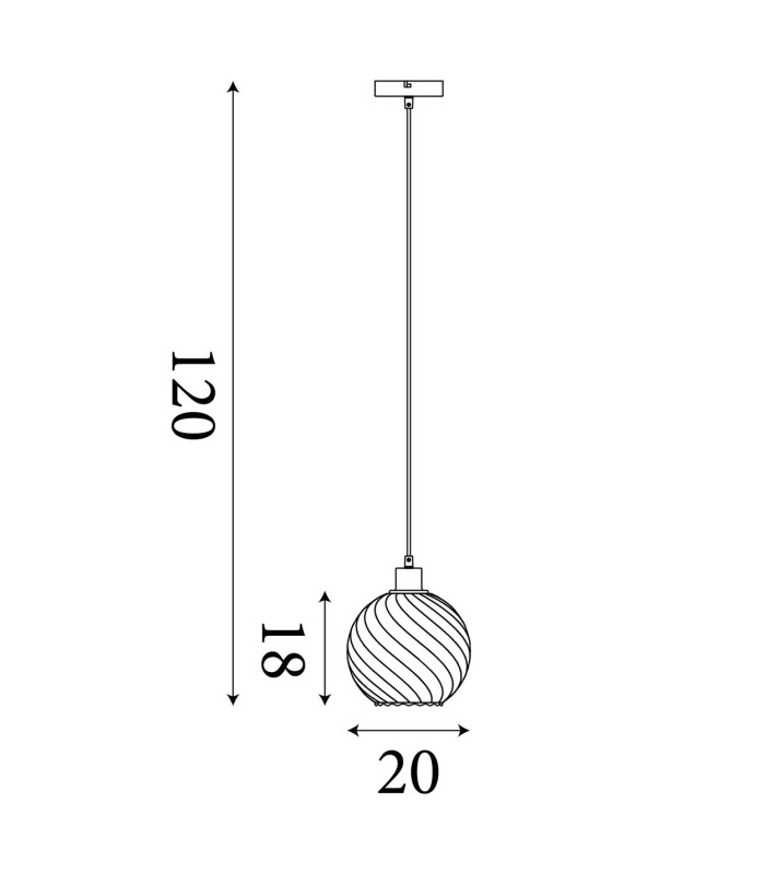 Radiance Dome Pendant Lamp Black & Smoked Glass 3x E27-6