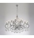 Chandelier 18 Light E14 Polished Chrome, Crystal - 2