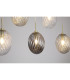 Whirl 5 Light Bar Pendant Lamp Satin Brass Multied Glass 1x E14-5