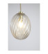 Whirl Pendant Lamp Satin Brass Champagne Glass 1x E14-5