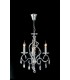 Ceiling Pendant Chandelier 3 Light Polished Chrome, Crystal - 2