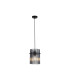 Swizzle Pendant Lamp Matt Black Smoked Rods 1x E27-3