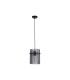 Swizzle Pendant Lamp Matt Black Smoked Rods 1x E27-4